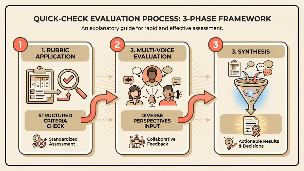 The 3-Phase Quick-check Evaluation Process